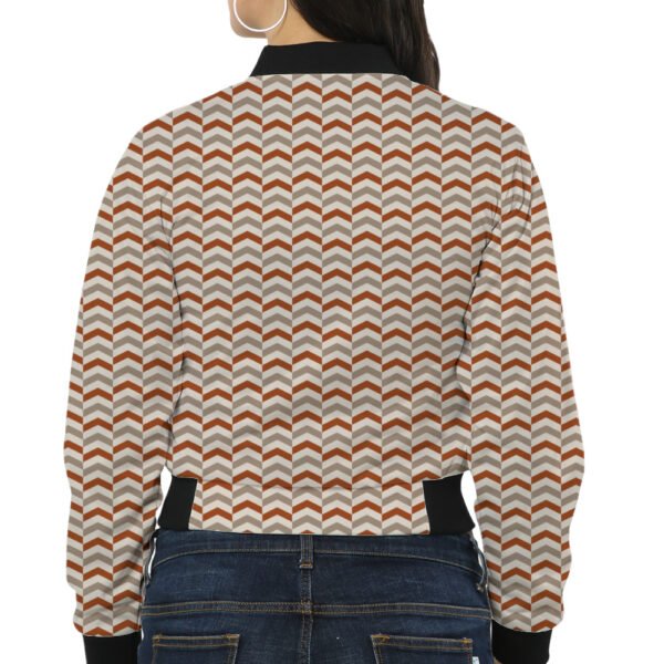 AmberFlame-4 HB5 Women Bomber Jacket - Image 2