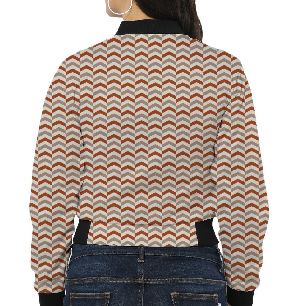 AmberFlame-4 HB5 Women Bomber Jacket - Image 2