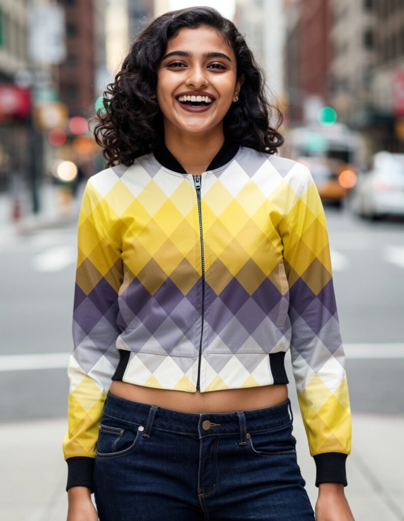TwilightPlum LGVGT Women Bomber Jacket