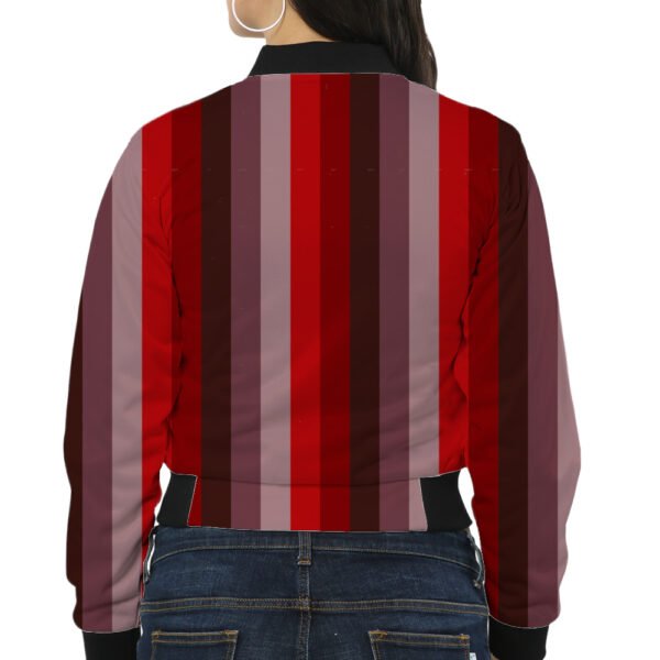 Antique Ember LGHP Women Bomber Jacket - Image 2