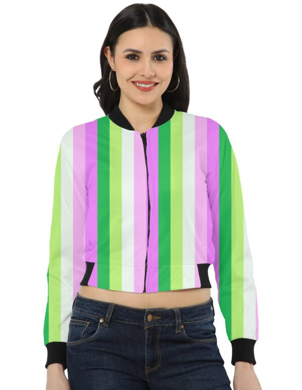 Bubble Pop LGHP Women Bomber Jacket