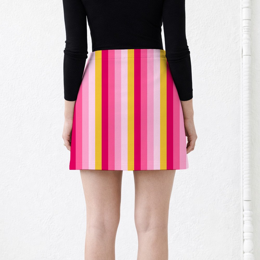 Bubblegum Sunrise LGHP Mini Skirt - Image 3