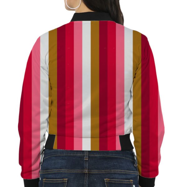 Cinnamon Rose LGHP Women Bomber Jacket - Image 2
