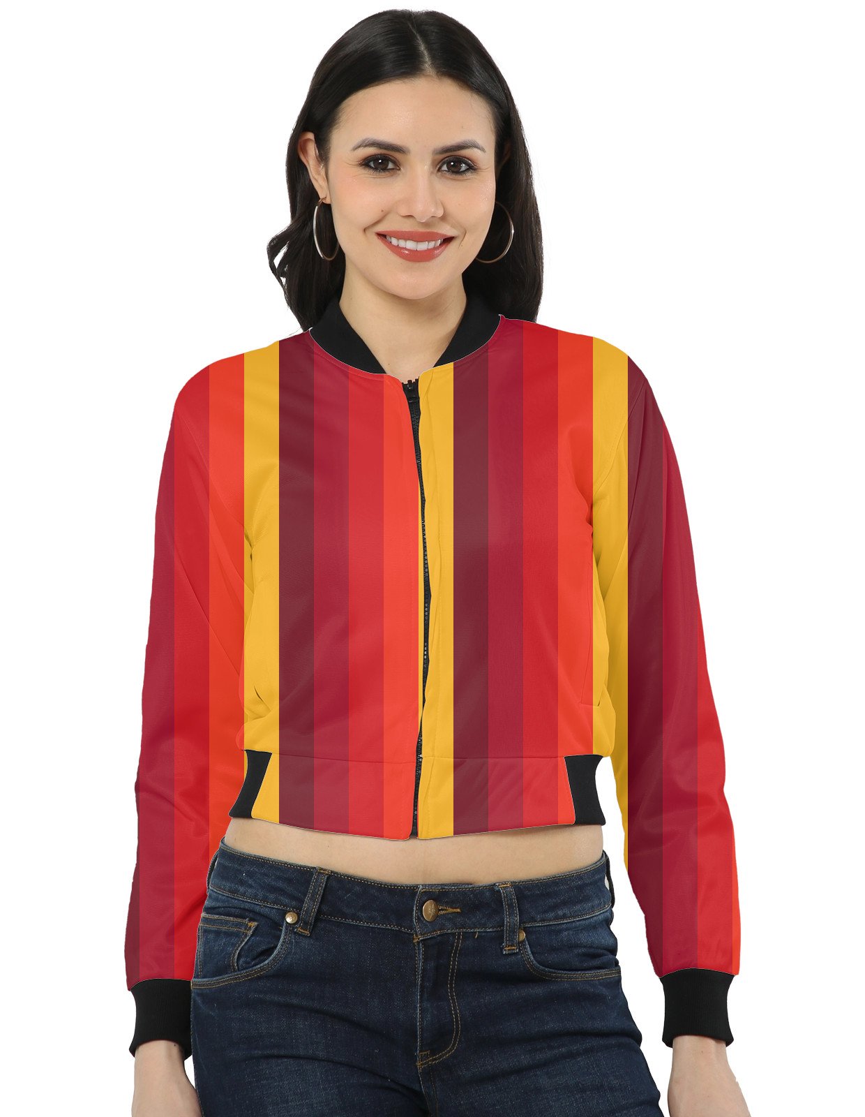Flame Ritual LGHP Women Bomber Jacket - Image 1