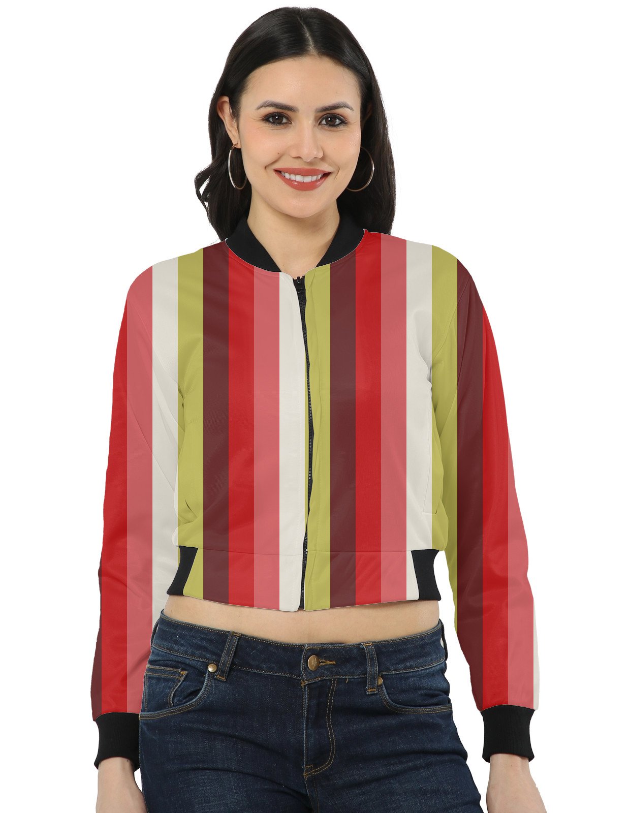 Harvest Blush LGHP Women Bomber Jacket - Image 1