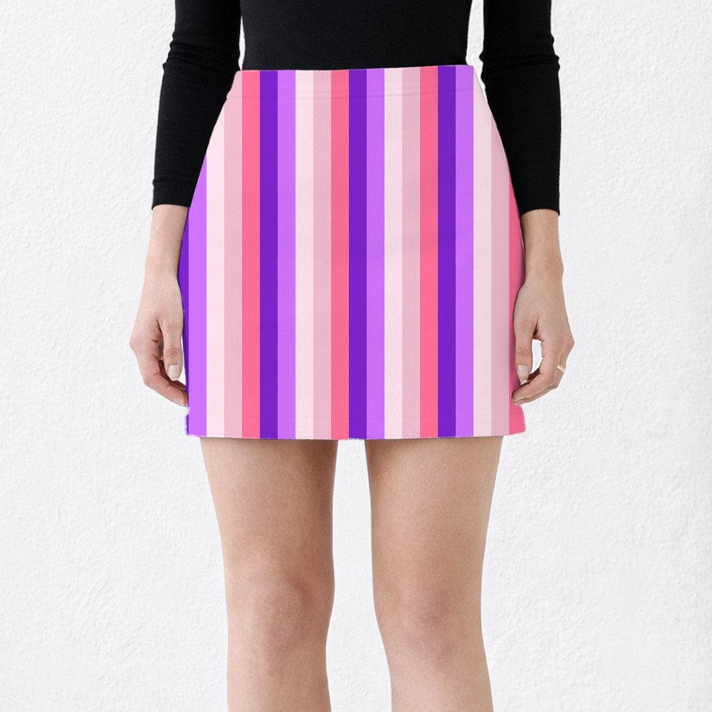 Lavender Kisses LGHP Mini Skirt - Image 2