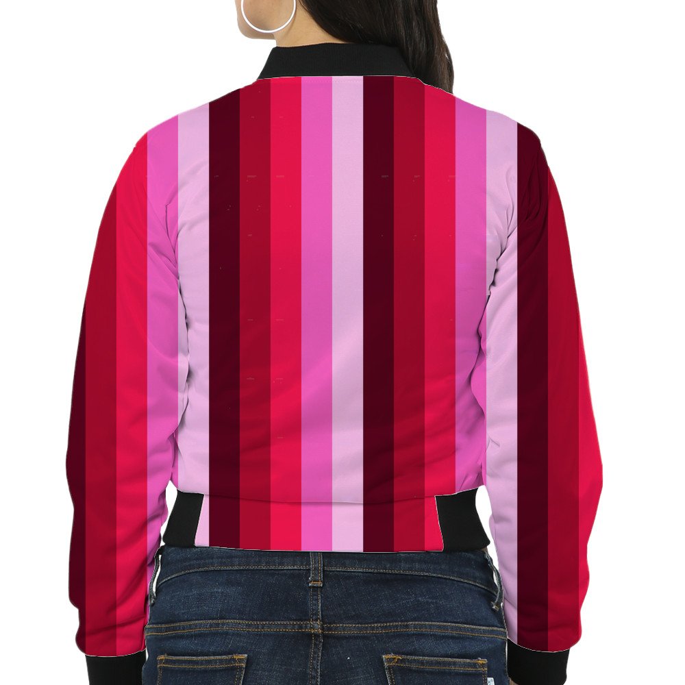 Lipstick Parade LGHP Women Bomber Jacket - Image 2