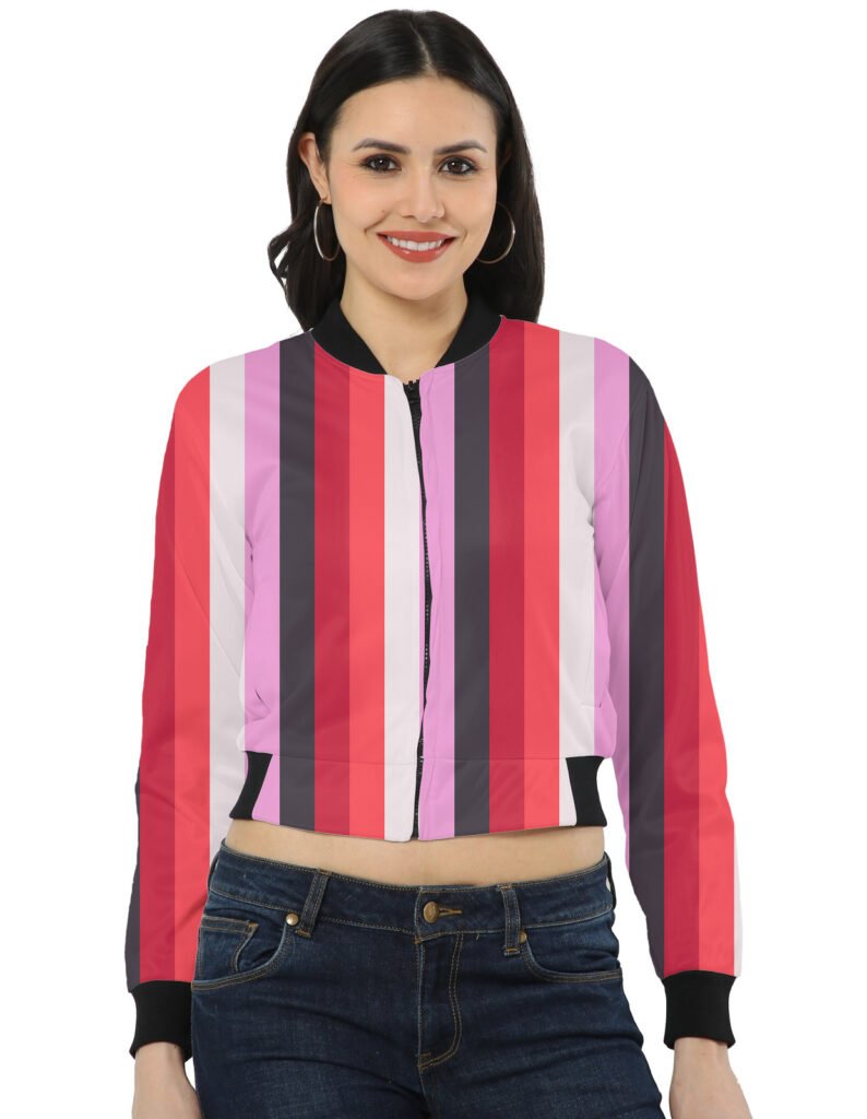 Midnight Blush LGHP Women Bomber Jacket