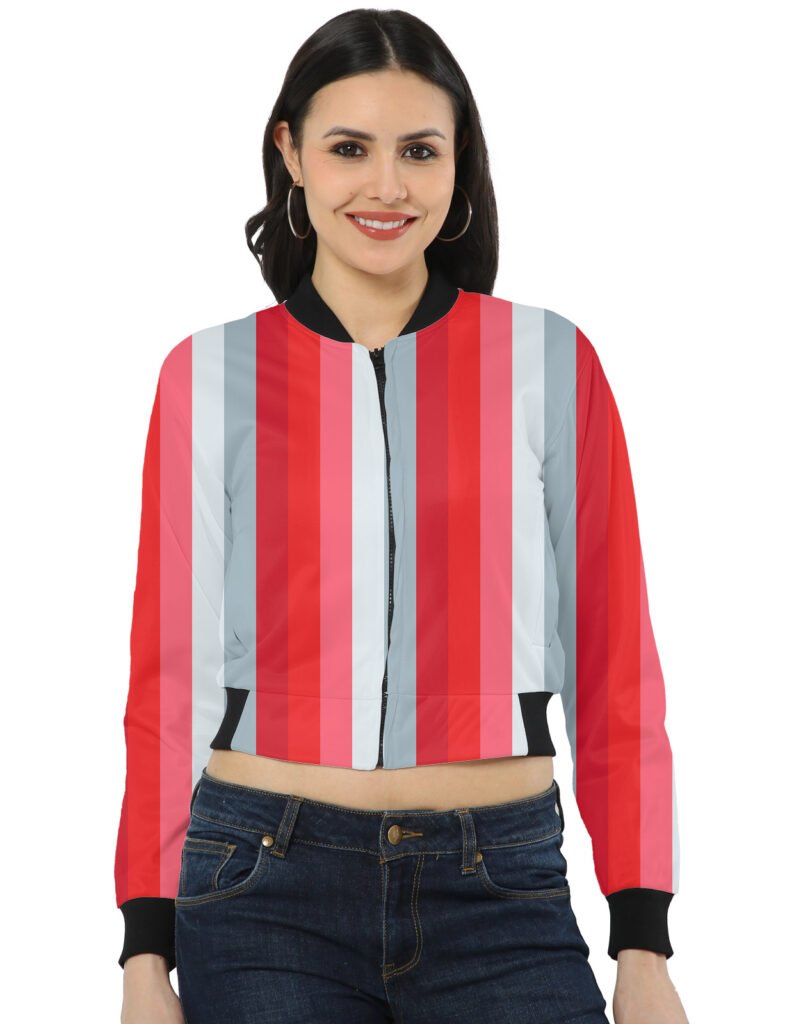Muted Valentine LGHP Women Bomber Jacket