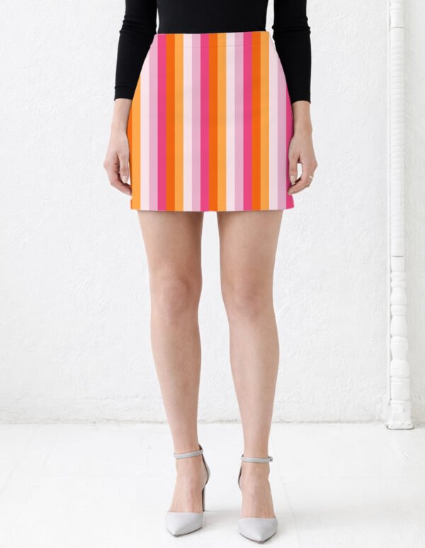 Peachy Sunset LGHP Mini Skirt