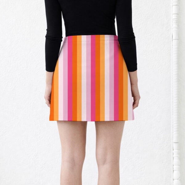 Peachy Sunset LGHP Mini Skirt - Image 3