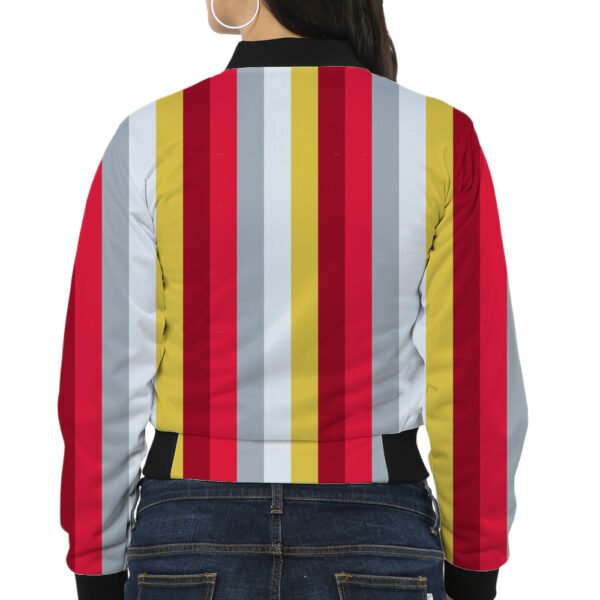 Retro Chic LGHP Women Bomber Jacket - Image 2