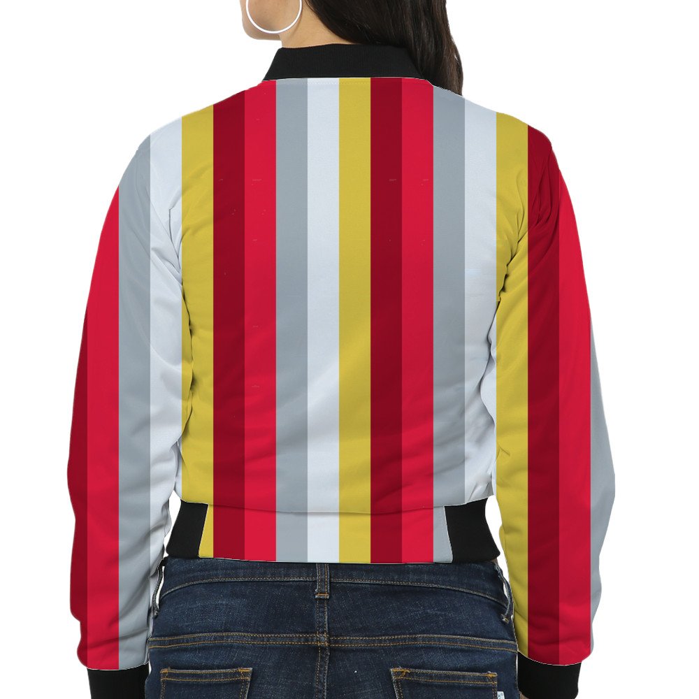 Retro Chic LGHP Women Bomber Jacket - Image 2