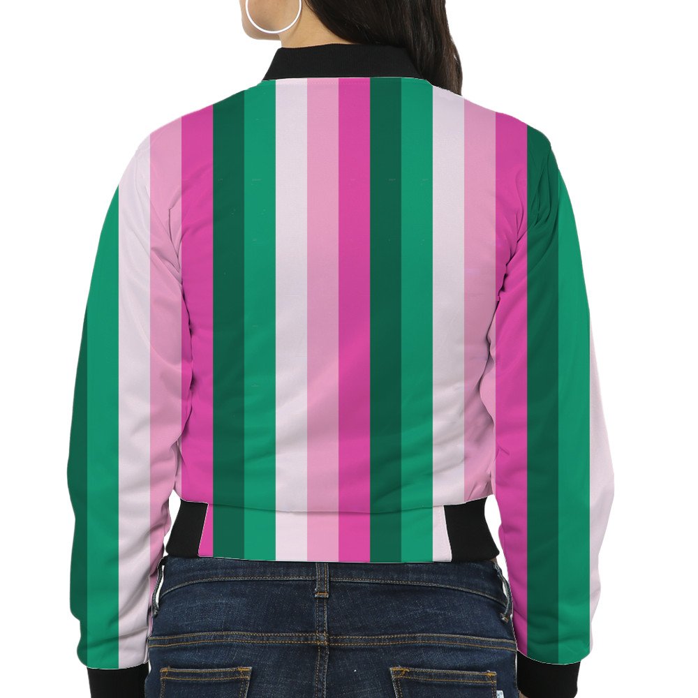 Rose Garden LGHP Women Bomber Jacket - Image 2
