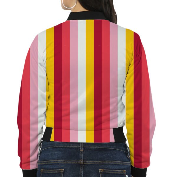 Rosy Morning LGHP Women Bomber Jacket - Image 2