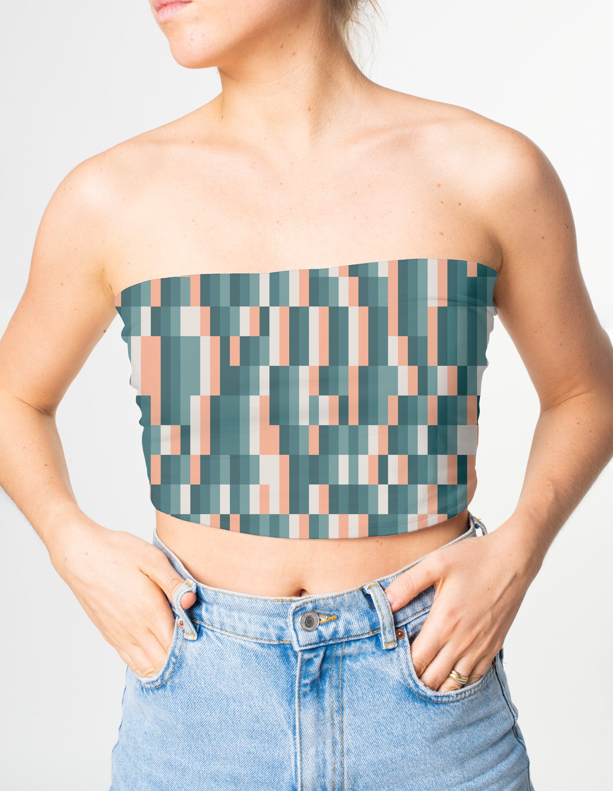 Coral Shore LGRA Tube Top - Image 1