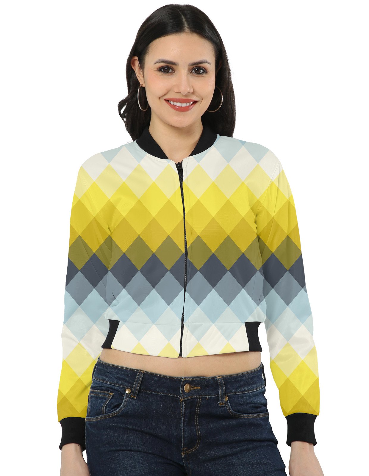 Calm Sky LGVGT Women Bomber Jacket - Image 1