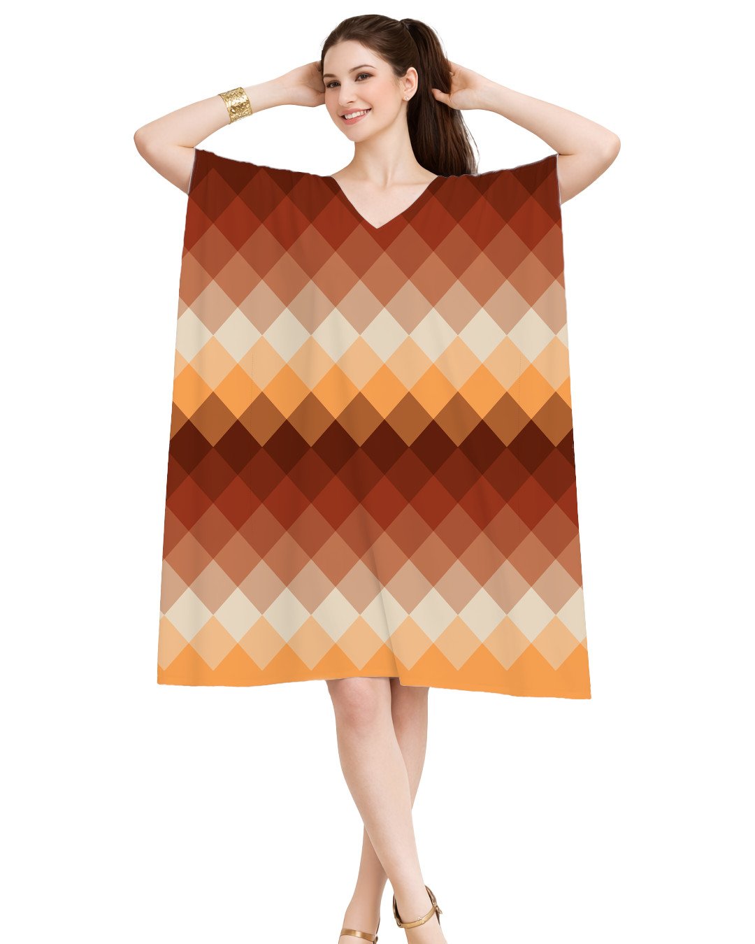 Chestnut Brown LGVGT Kaftan - Image 1