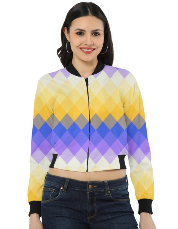 Dream Violet LGVGT Women Bomber Jacket
