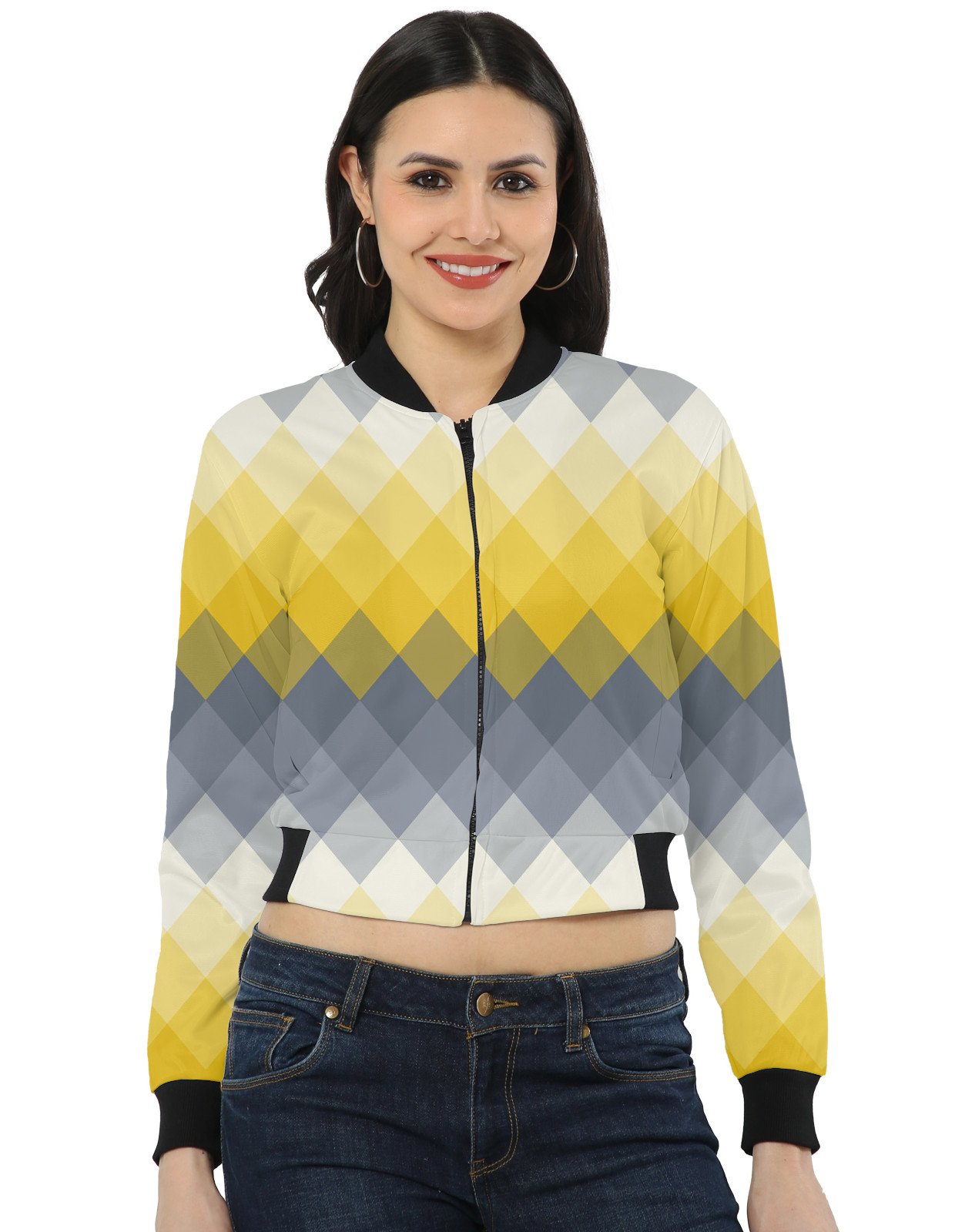 Golden Ash LGVGT Women Bomber Jacket - Image 1