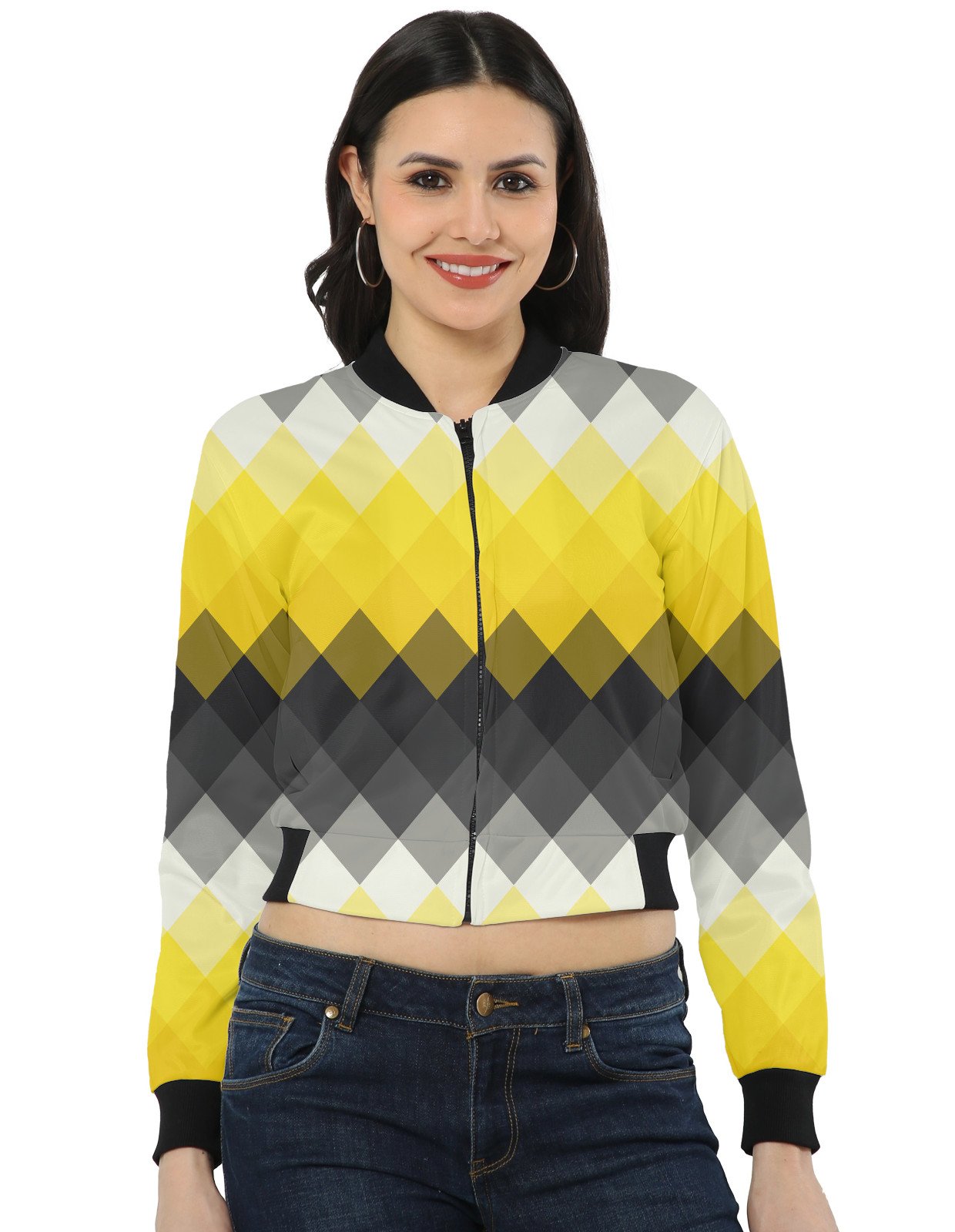 MidnightBlack LGVGT Women Bomber Jacket - Image 1