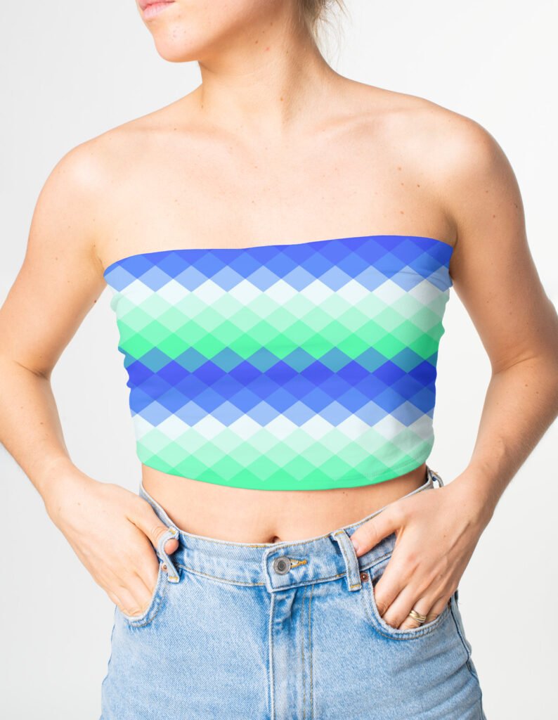 Neon Aqua LGVGT Tube Top