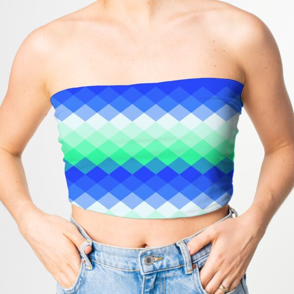 Neon Aqua LGVGT Tube Top - Image 2