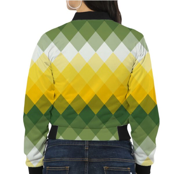 OliveGlow LGVGT Women Bomber Jacket - Image 2