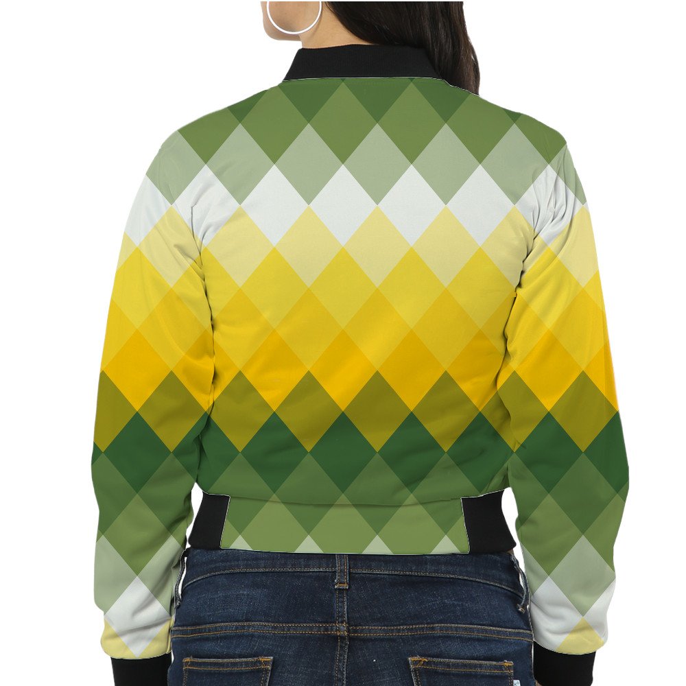 OliveGlow LGVGT Women Bomber Jacket - Image 2