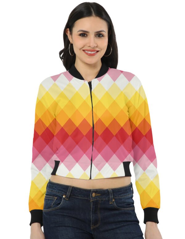 PassionRed LGVGT Women Bomber Jacket - Image 2