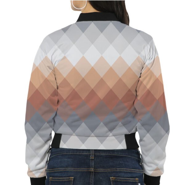 PeachGlow LGVGT Women Bomber Jacket - Image 2
