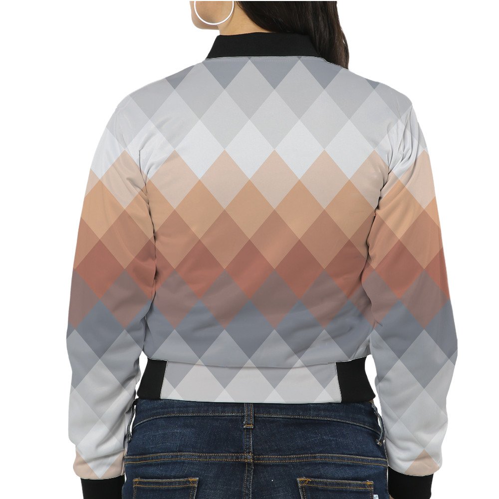PeachGlow LGVGT Women Bomber Jacket - Image 2