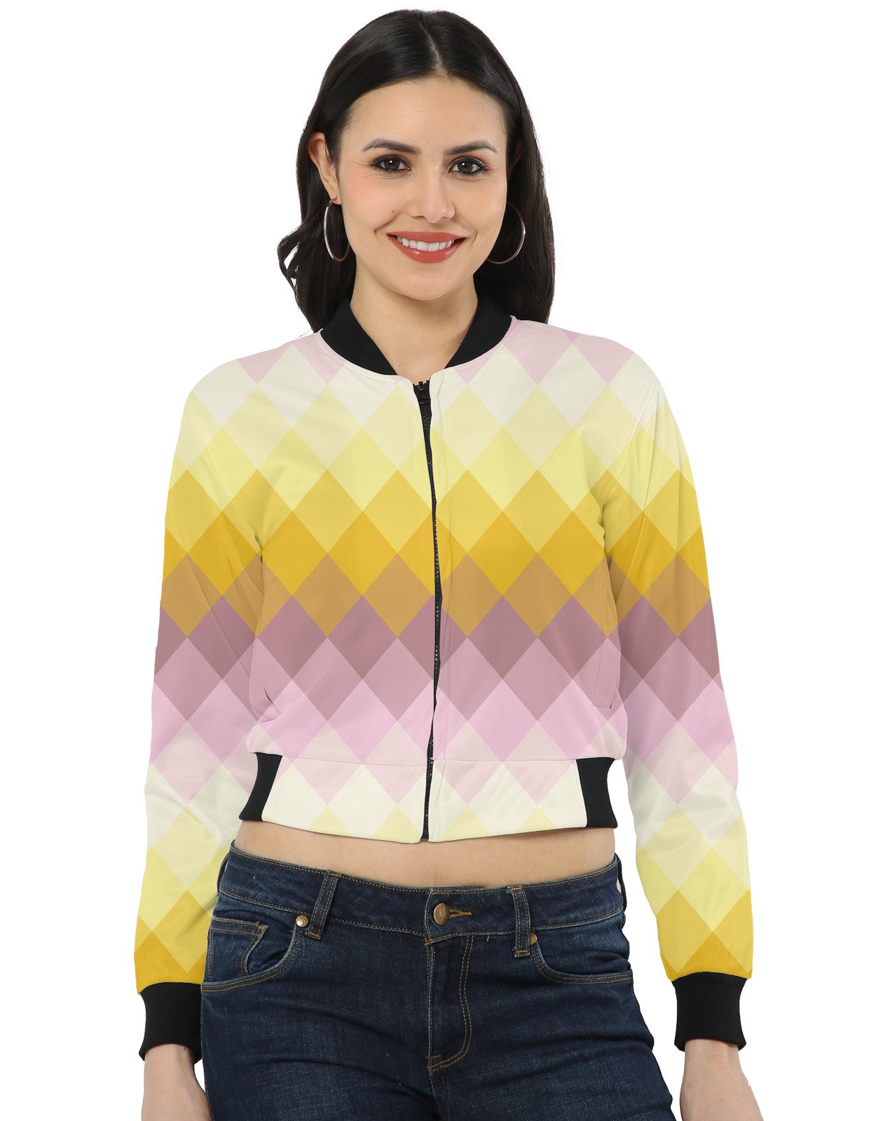 RosewoodCalm LGVGT Women Bomber Jacket - Image 1