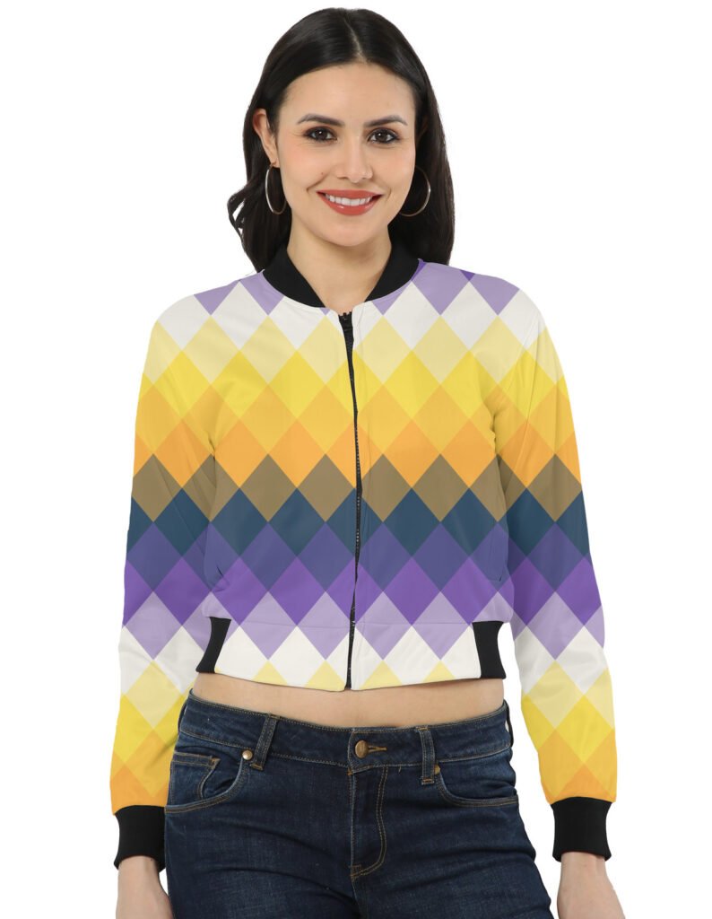 SunsetContrast LGVGT Women Bomber Jacket