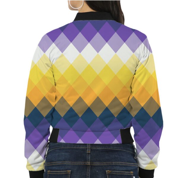 SunsetContrast LGVGT Women Bomber Jacket - Image 2