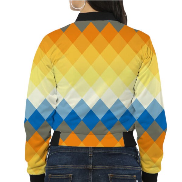 SunsetFlame LGVGT Women Bomber Jacket - Image 2