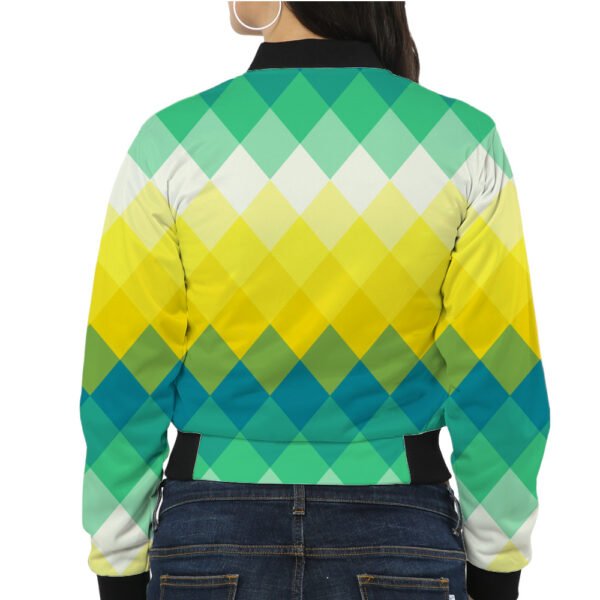 TropicalDawn LGVGT Women Bomber Jacket - Image 2