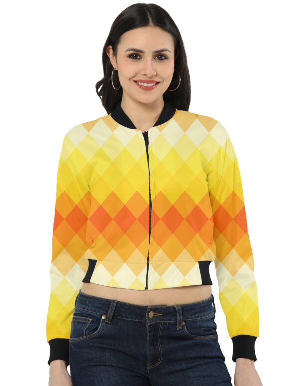 TropicalFlame LGVGT Women Bomber Jacket