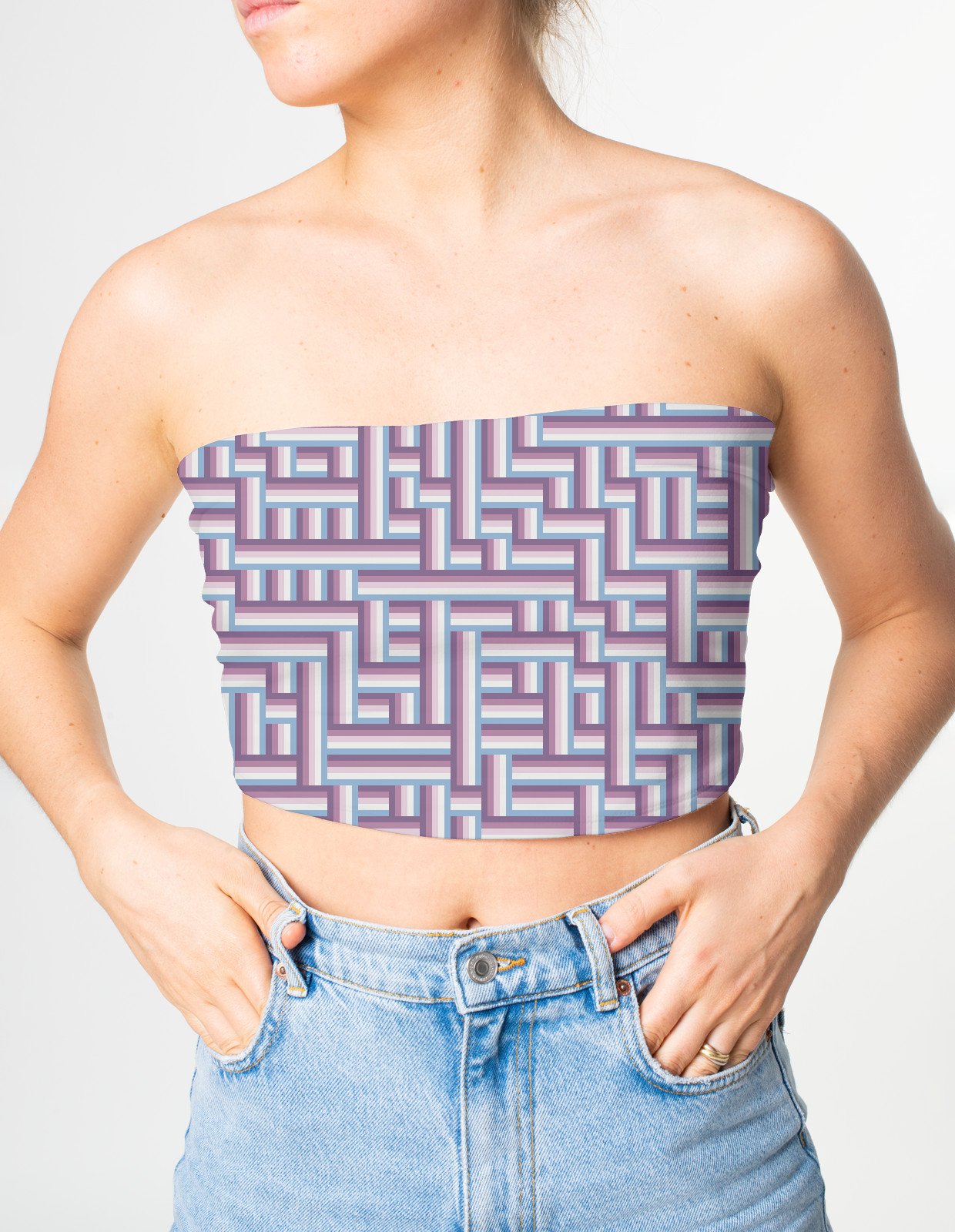 Lavender Bloom LGRG Tube Top - Image 1