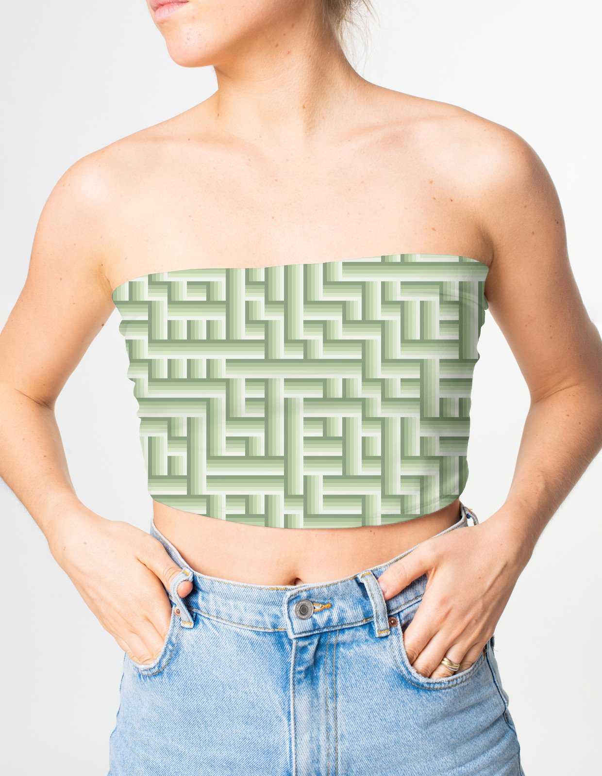 Sage Leaf LGRG Tube Top - Image 1