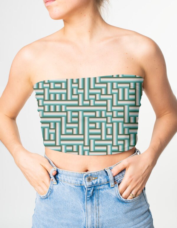 Teal Current LGRG Tube Top