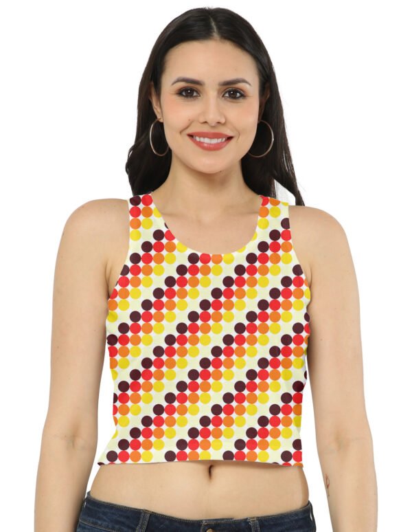 Burning Fire PC Women Crop Tank