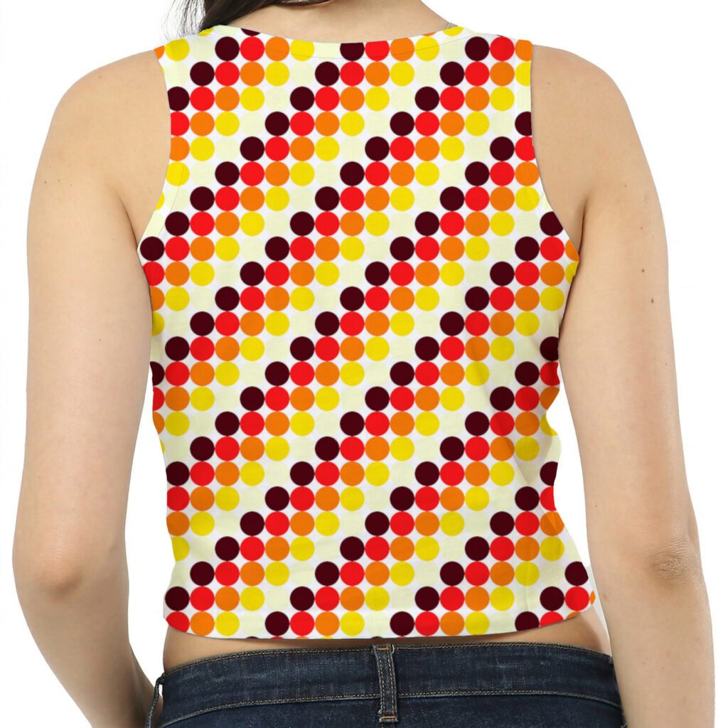 Burning Fire PC Women Crop Tank