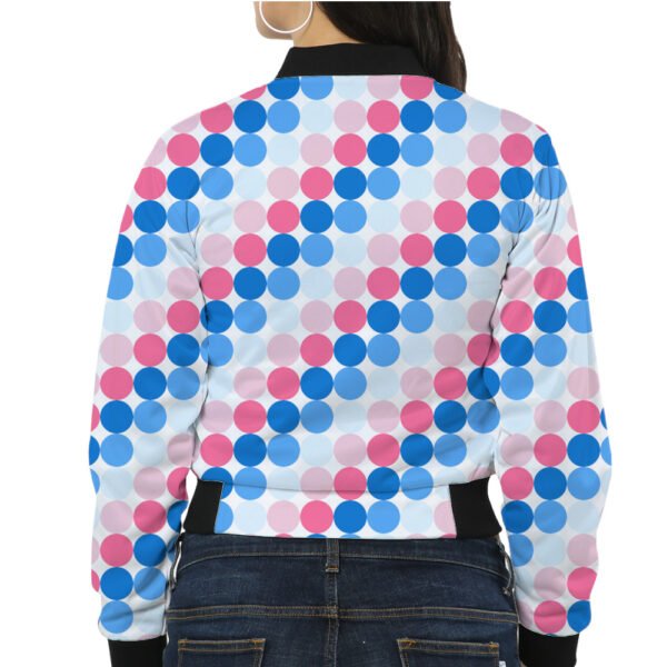 Clouded Rose PC Women Bomber Jacket - Image 2
