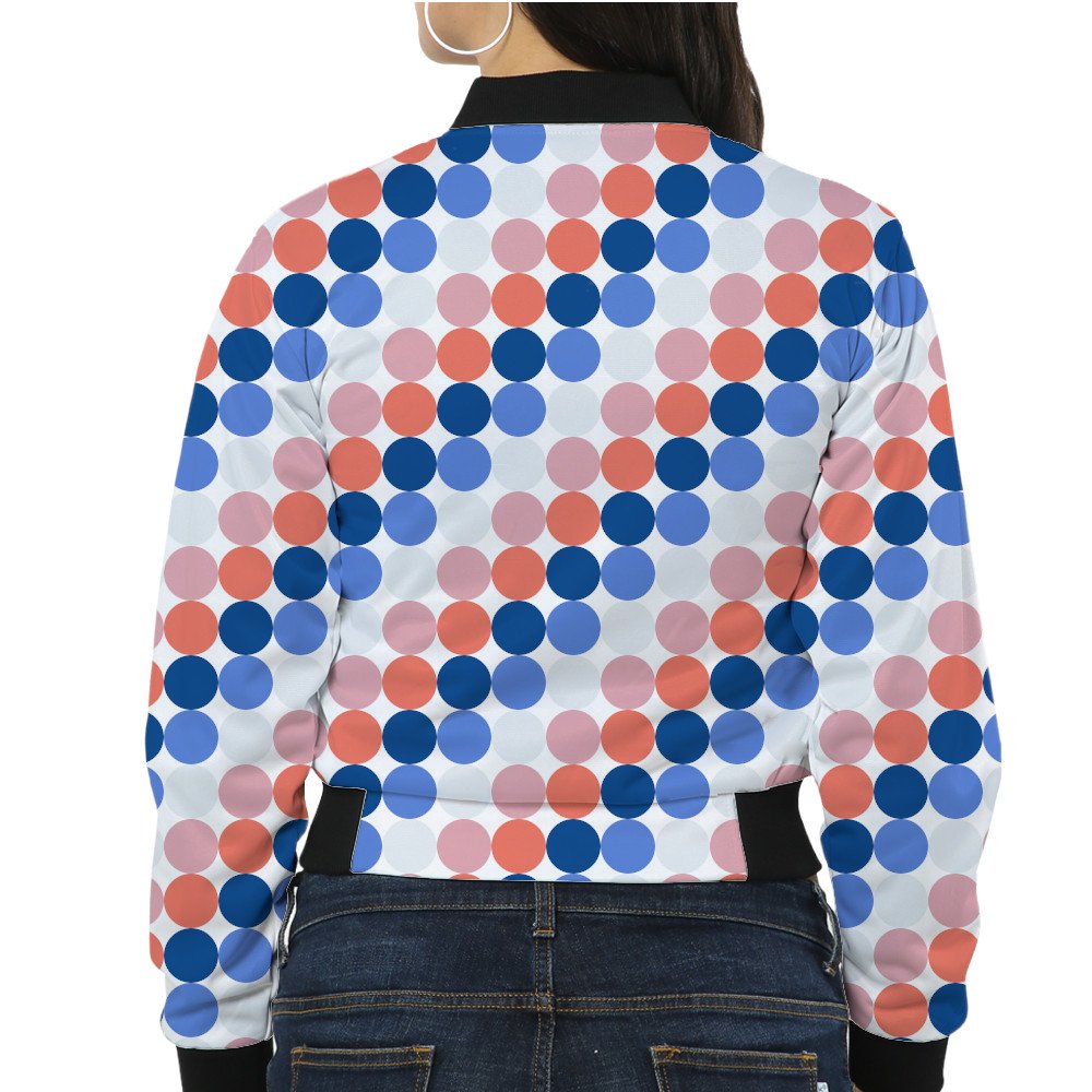 Coral Horizon PC Women Bomber Jacket - Image 2