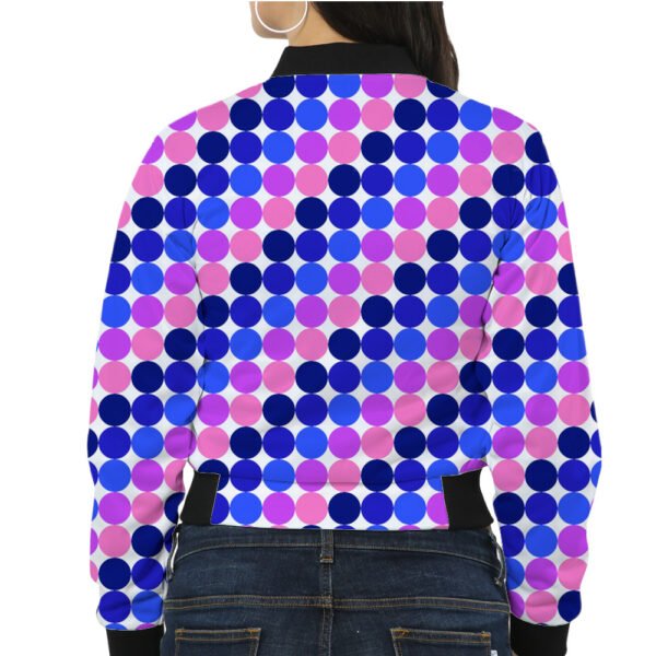 Cosmic Bloom PC Women Bomber Jacket - Image 2