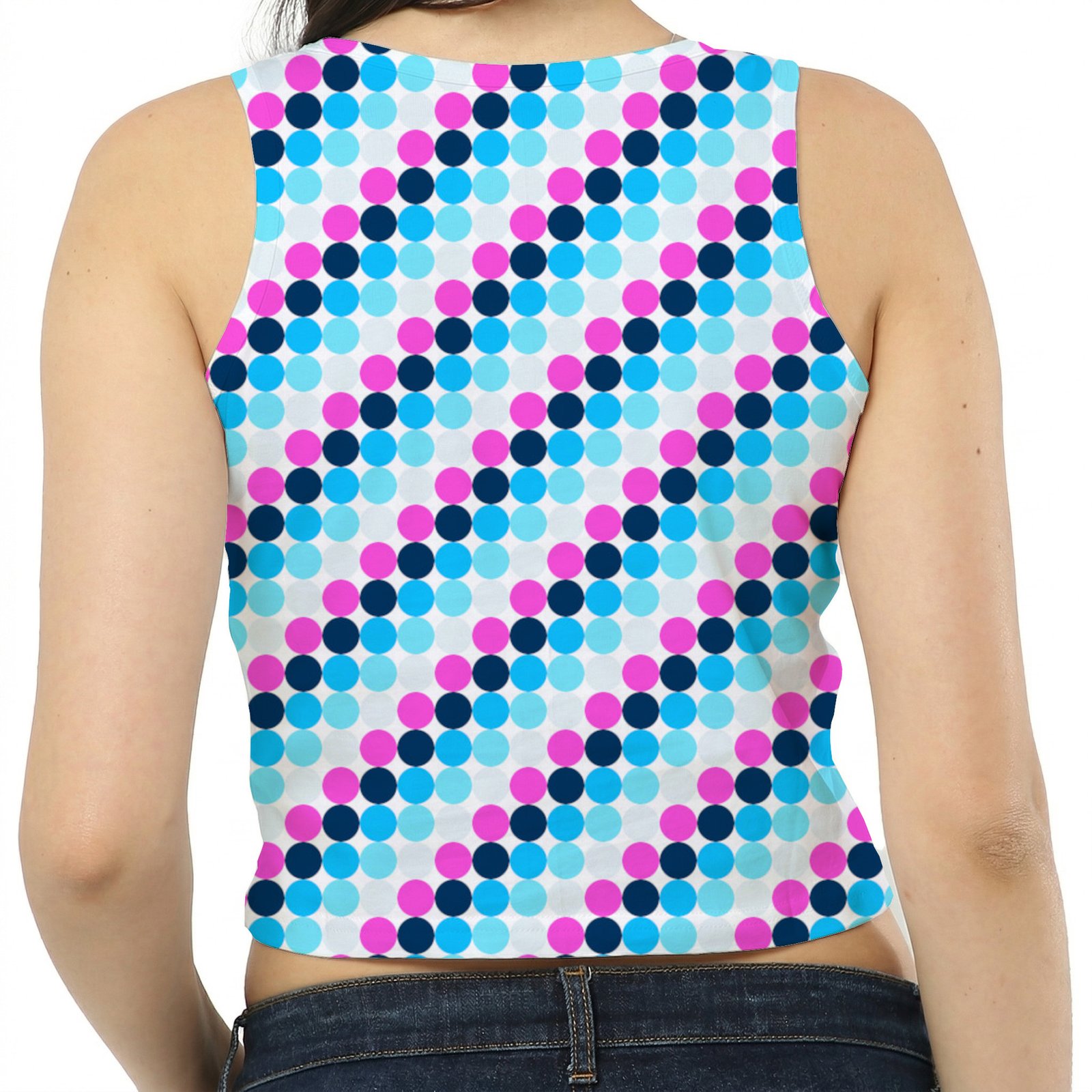 Cyber Winter PC Women Crop Tank - Image 2