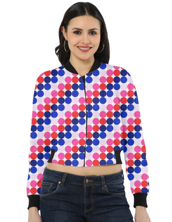 Electric Crush PC Women Bomber Jacket