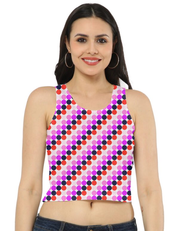 Electric Heart PC Women Crop Tank