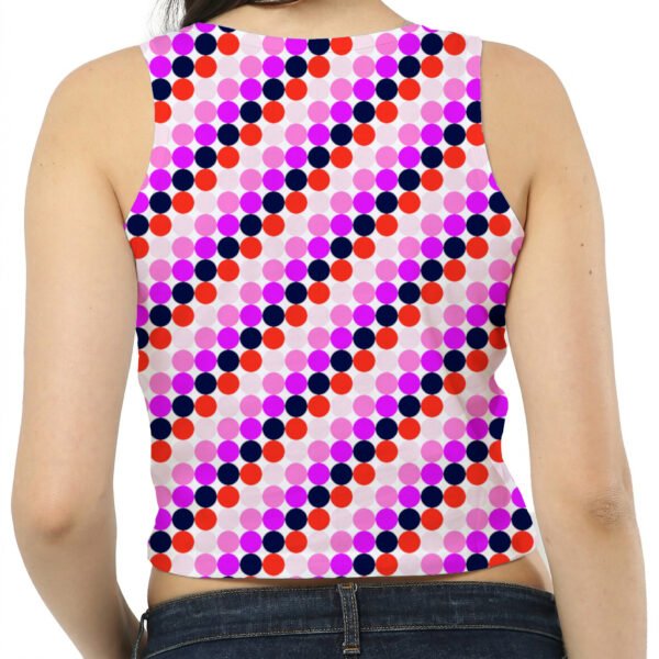 Electric Heart PC Women Crop Tank - Image 2